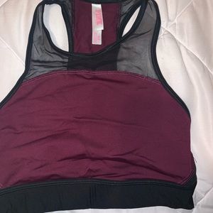 Victoria secret pink mesh sports bra